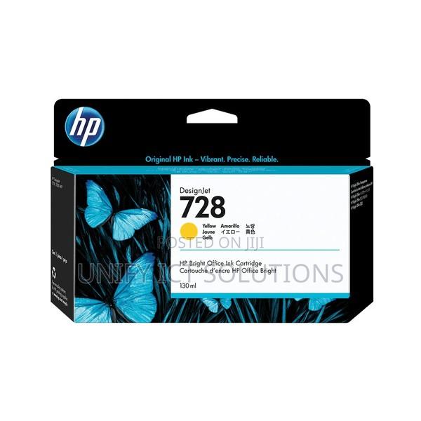 HP 728 130-Ml Yellow Designjet Ink Cartridge