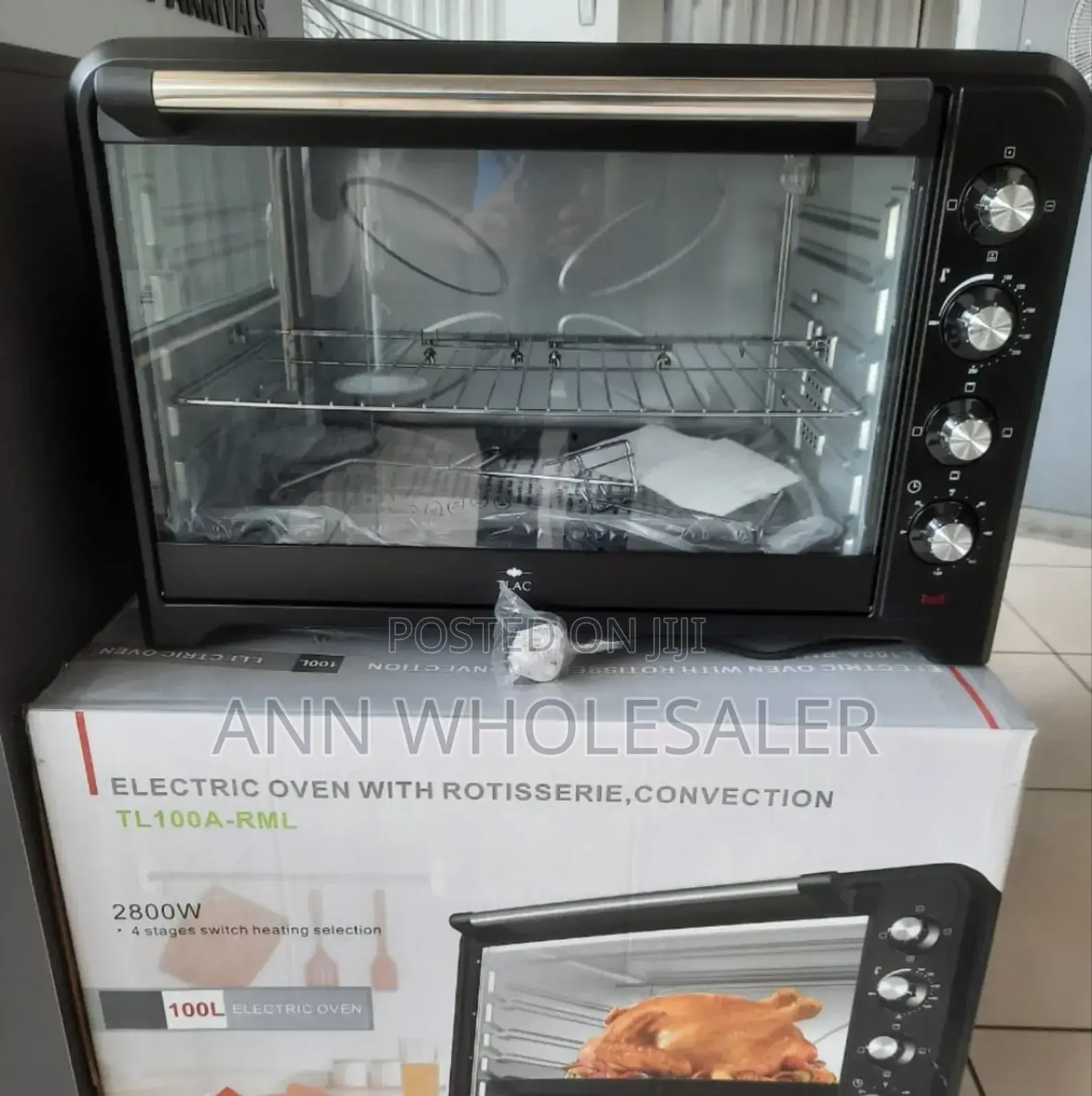 Newky Arrival TLAC 100L Electric Oven 2800W Switch T-5