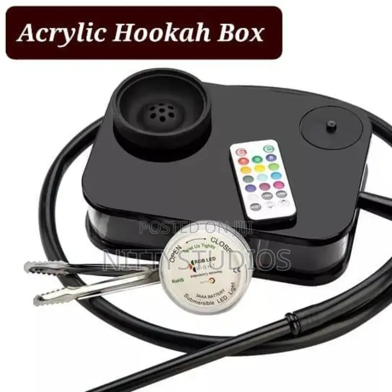 (Limited Stock) Acrylic Hookah Box Shisha Pot