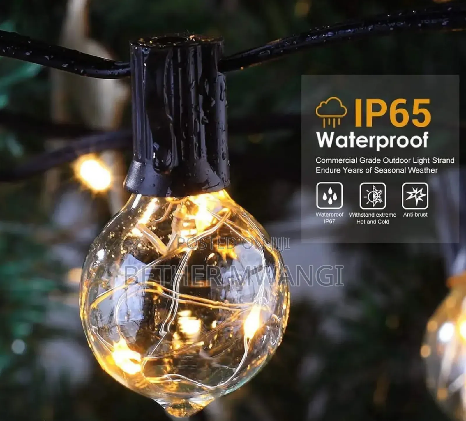 Indoor/Outdoor LED String Lights(9metres/30 Bulbs) in Kenya