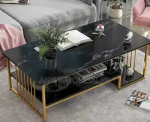 Black Marble Effect Coffee Table EM-E/9