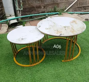 Luxury Pure Ceramic Marble Nesting Coffee Tables a-N6