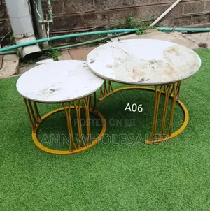Pure Ceramic Marble Top Nesting Coffee Tables a-N6