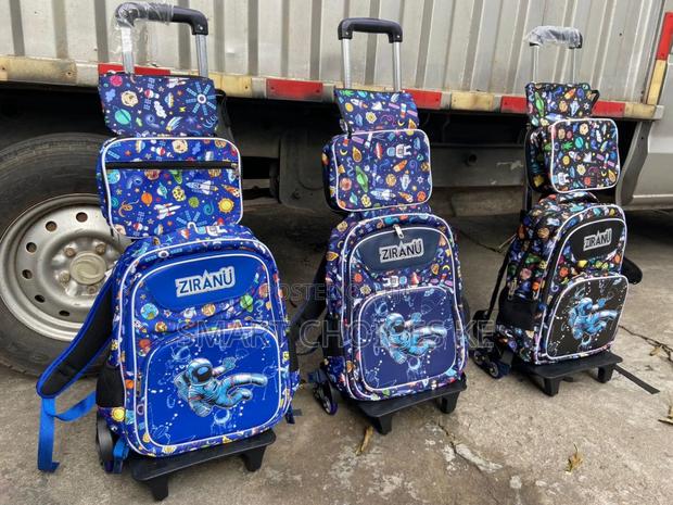 6 Wheel ZIRANYU School Wheeled Backpack.