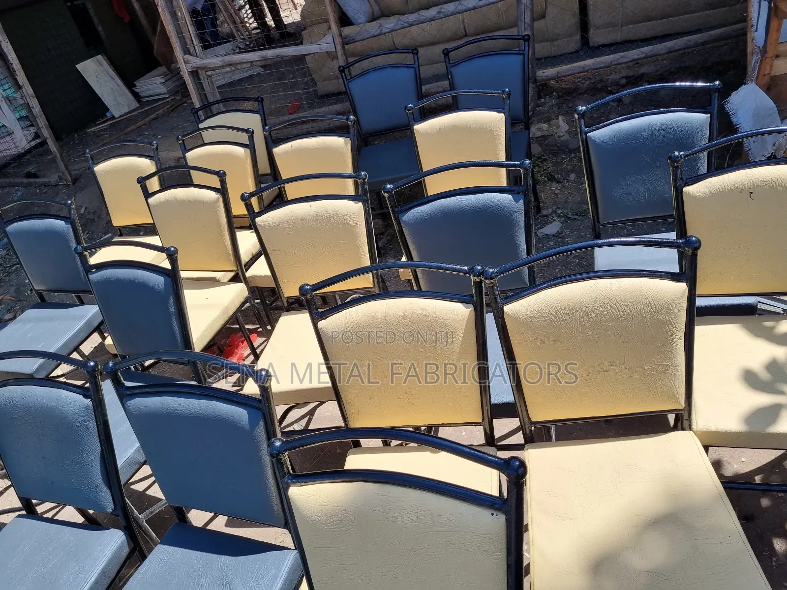 Restaurant Chairs With Ball Decoration.