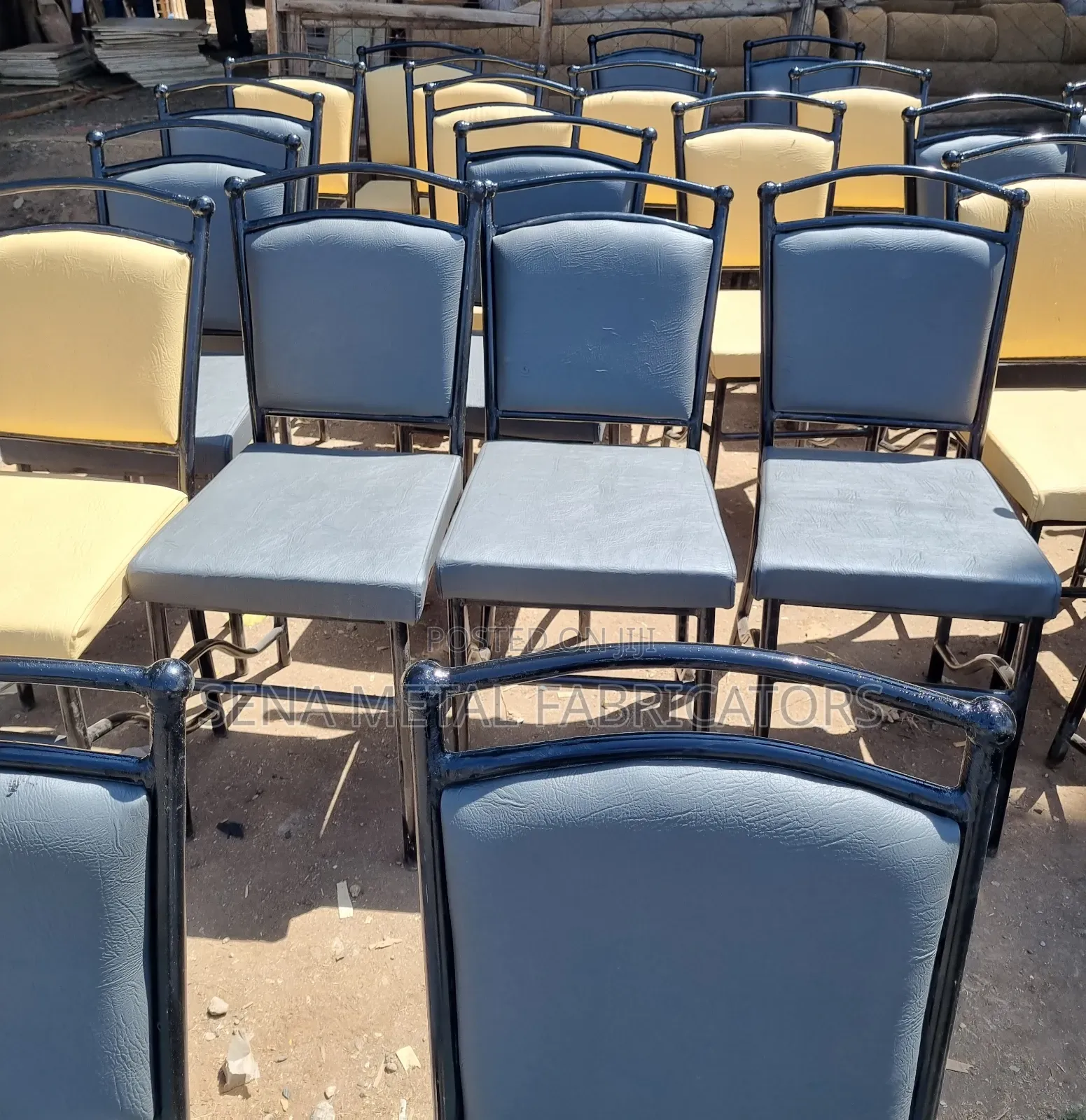 Restaurant Chairs With Ball Decoration.