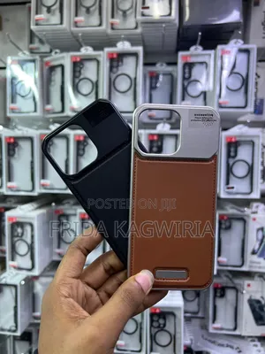 2 In 1  Leather + Metal Back Case For iPhone 16 Pro Mac