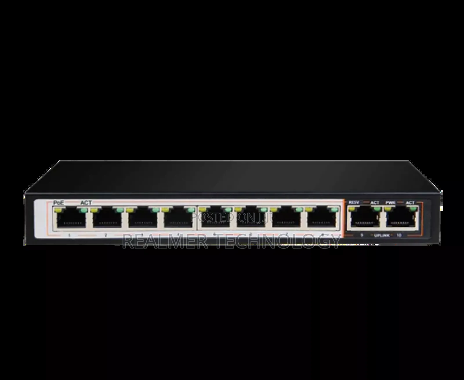 D-Link 8GE Poe+ 2GE Uplink 250m Poe Switch – DGS-F1010P