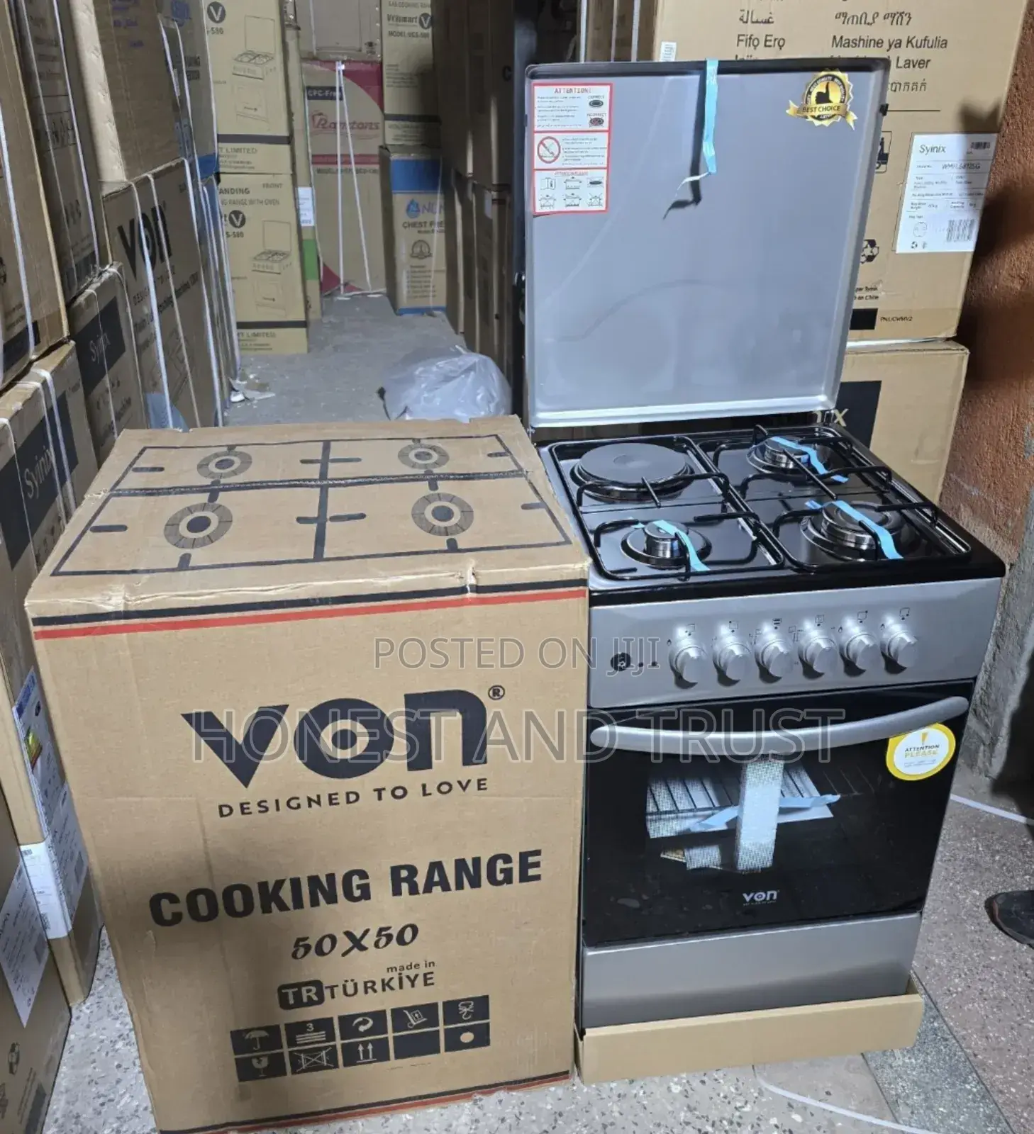 Von 50 by 60 Standing Cooker