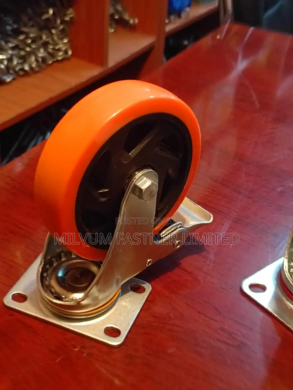 Poly Caster Wheels 5" Brake