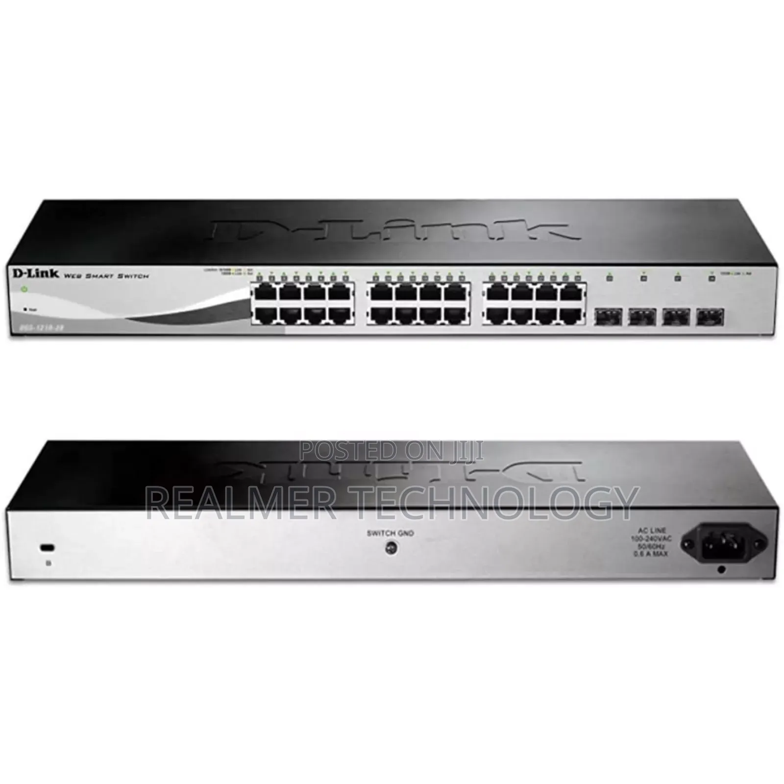 D-Link DGS1210-28 Port Gigabit Smart Managed Poe Switch.