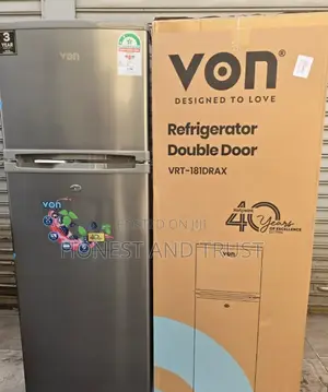 Von 181litres Fridge Double Door