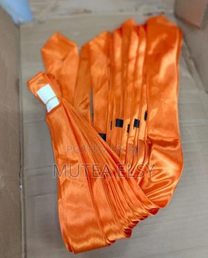 Red Orange Satin Official Ties - thumbnail 2