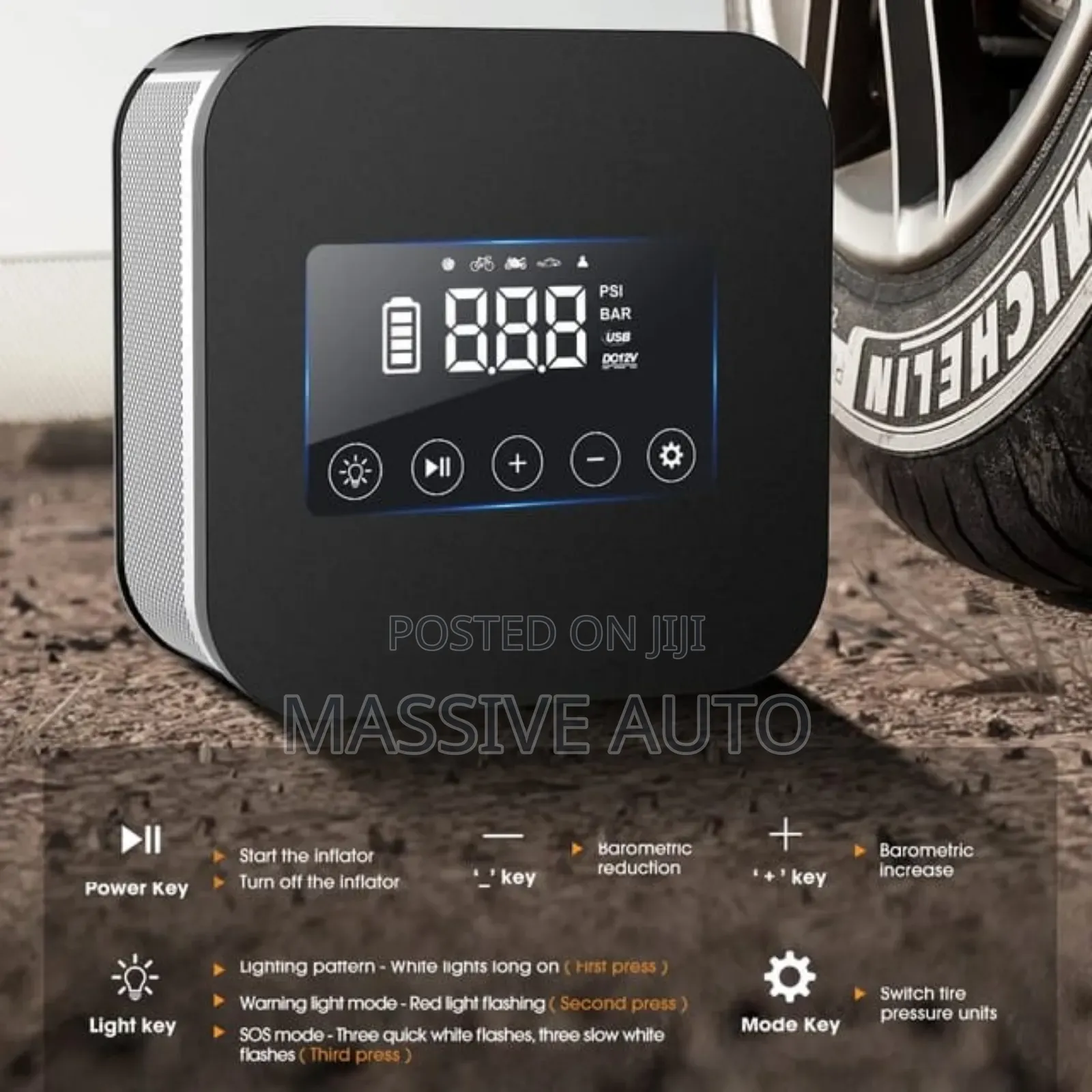 Tire Inflator Cordless Powerful Inflator/ Tire Inflator