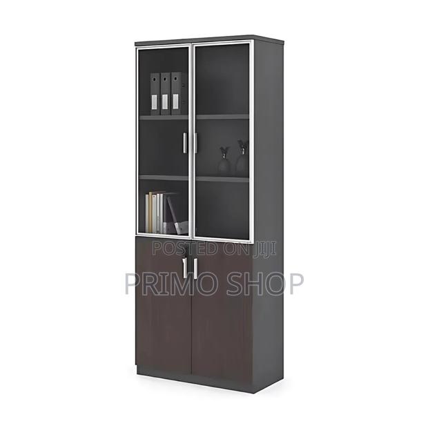 Storage Cupboards; 2-Door Wooden Office Cabinet - thumbnail 2