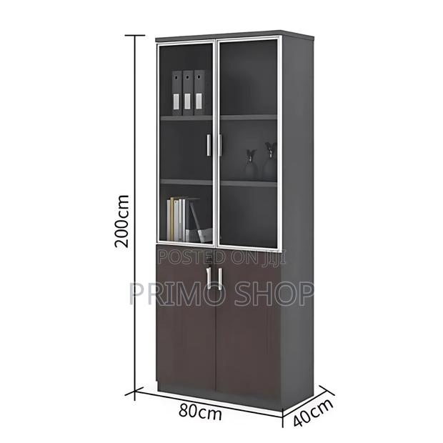 Storage Cupboards; 2-Door Wooden Office Cabinet - thumbnail 3