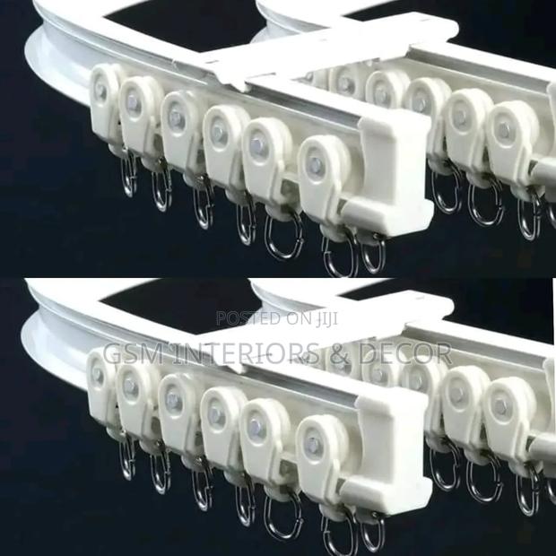 Aluminium Curtains Rails Runners Bendable Rails Runners