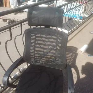Headrest Black Office Chair