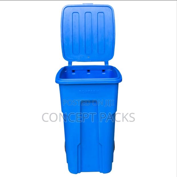 Toptank : Garbage Bin With Wheels, 360 Litres With Handle