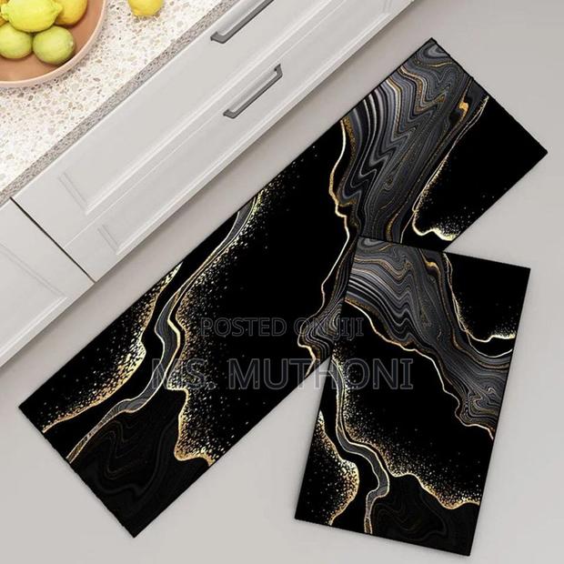 Nordic Style Kitchen Mat Luxury Abstract Marble Mats Set - thumbnail 2