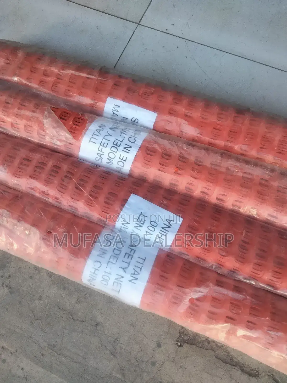 Orange Safety/Barrier Nets