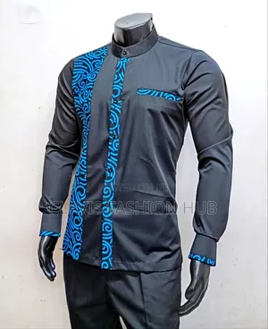 Black Mystique Long Sleeved Shirt Ready Made