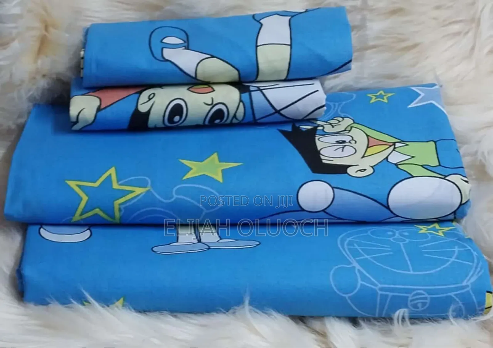 Cartoon Themed Kids a Pair of Bedsheets