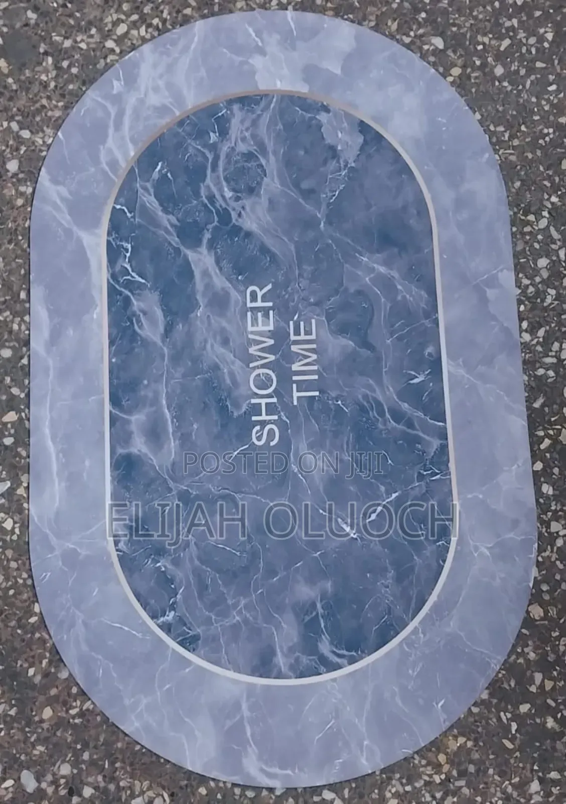 Oval Rubber Antslip Bathroom Mats