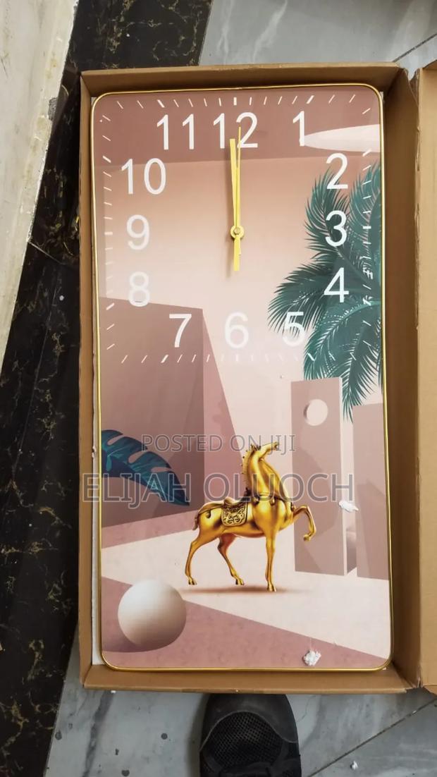 Rectangular Crystal Porcelain Clock