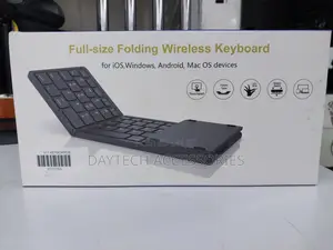 Foldable Bluetooth Keyboard With Touchpad Mini Rechargeable