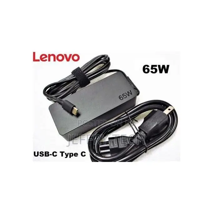 Lenovo 65w Usb Type - C Ac Adapter (Ac Power Cord Included),