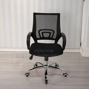 Office Chairs:Black Mesh Ergonomic Swivel Computer Chair