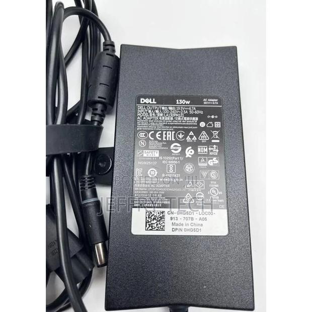 Dell 130W 19.5V, 6.7A Charger La130pm121 AC Power Adapter Ch