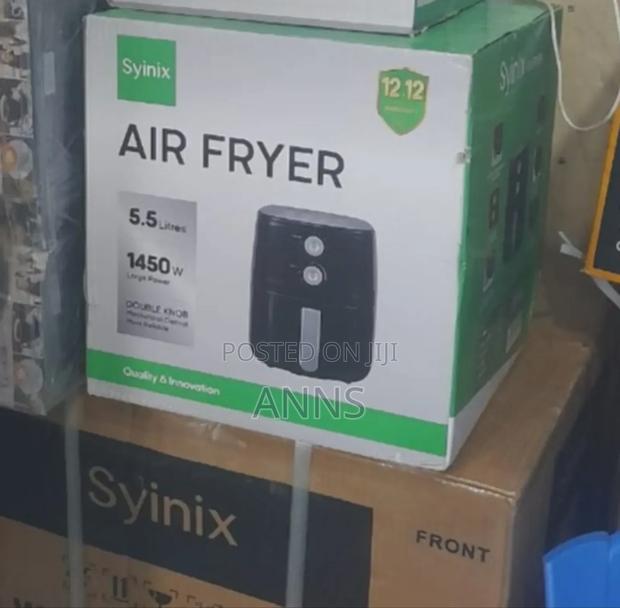 Syinix 5.5L 1450 Watts Single Air Fryer - main view