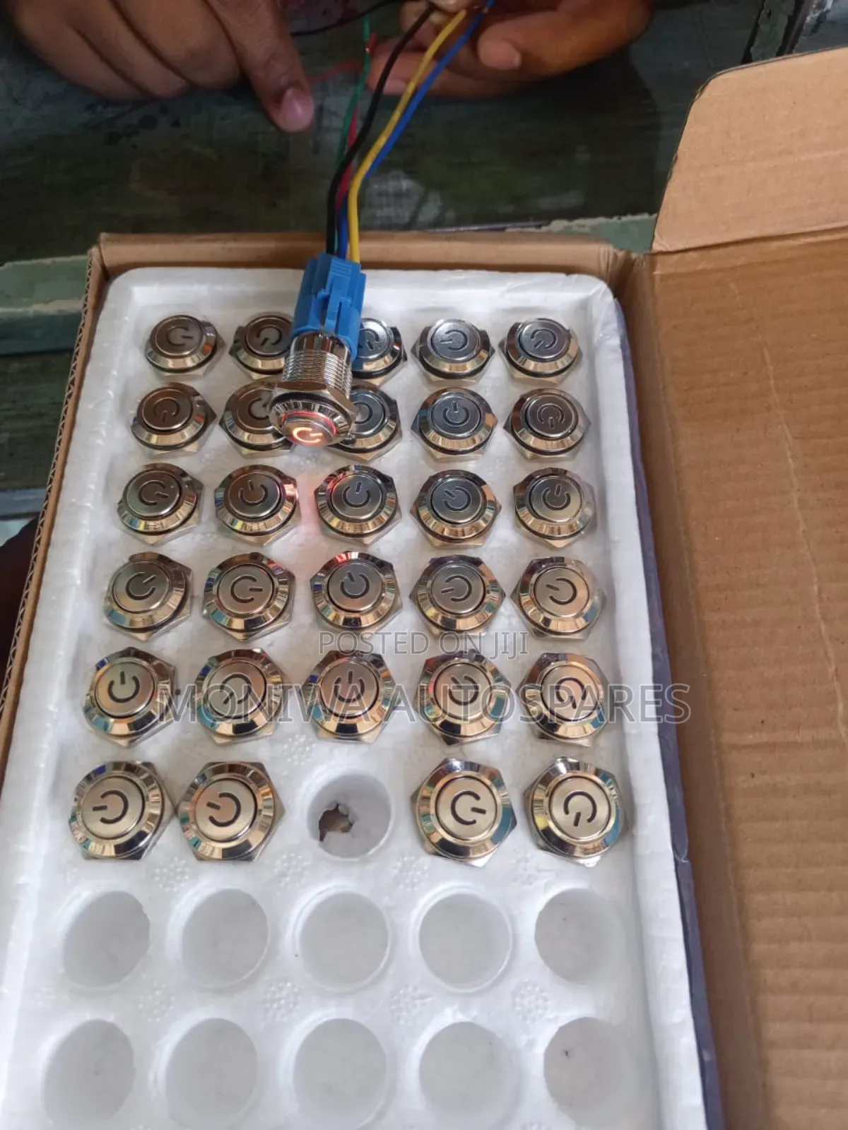 Push Button Switch With Lights