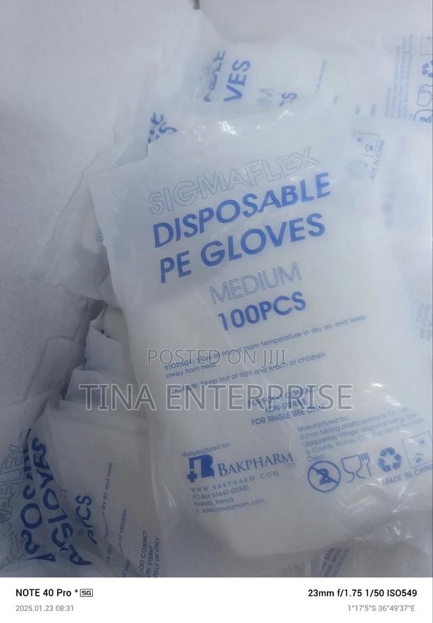 Nylon/, Paper, /P. E Gloves - thumbnail 2