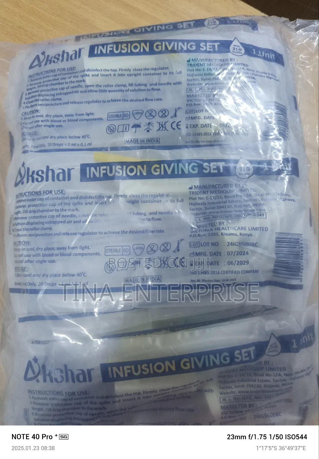 Infusion Giving  Set(Pack Of 25's