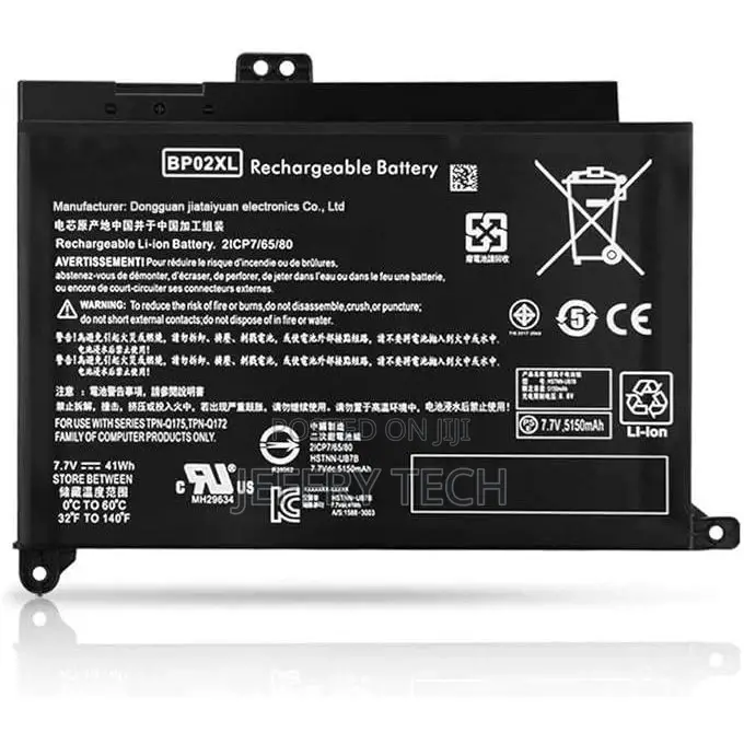 Hp BP02XL 849909-850 Battery for Pavilion 542 7.7V 41wh