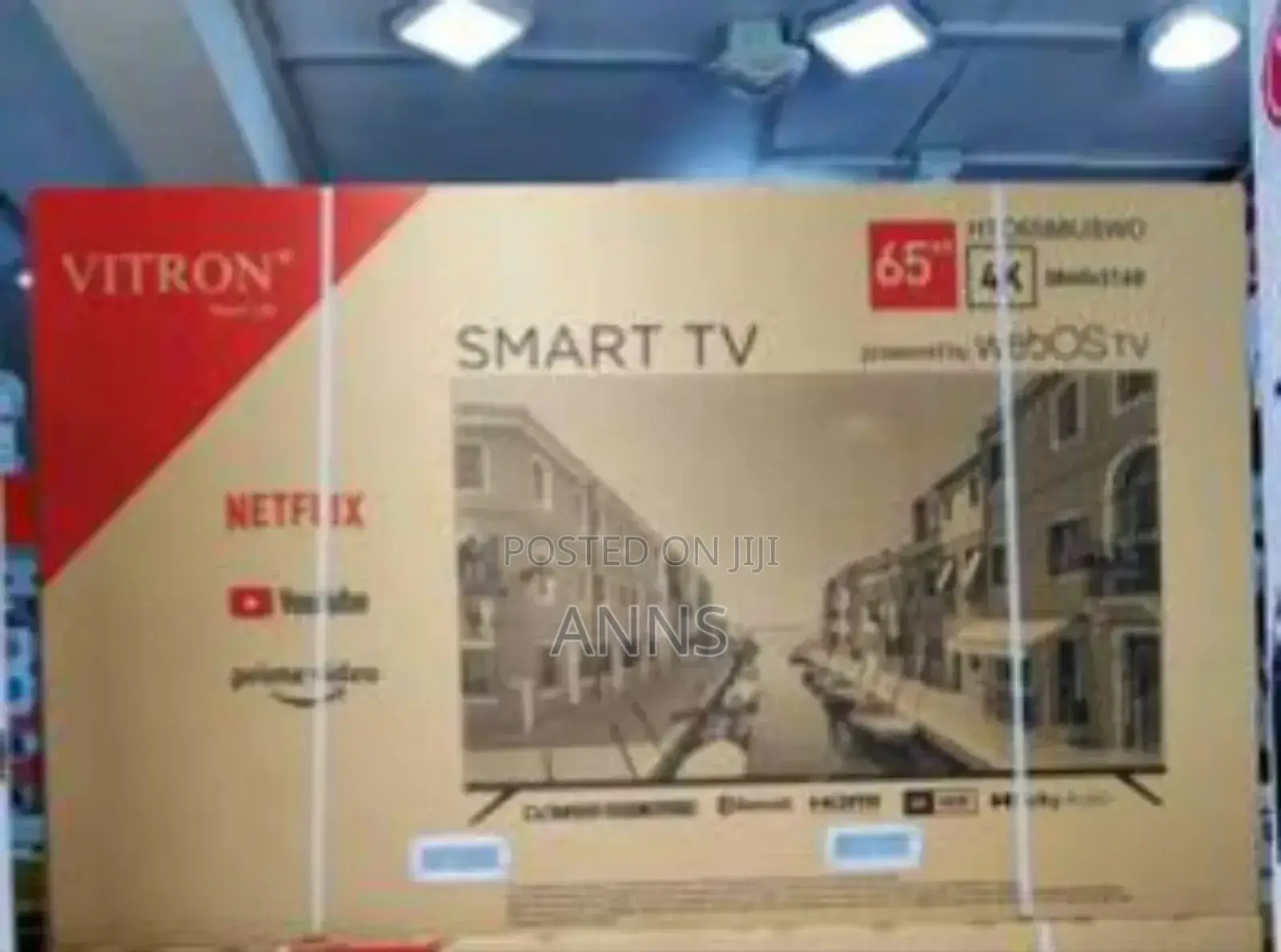 Vitron 65" Smart Television ~ Bluetooth and Enabled