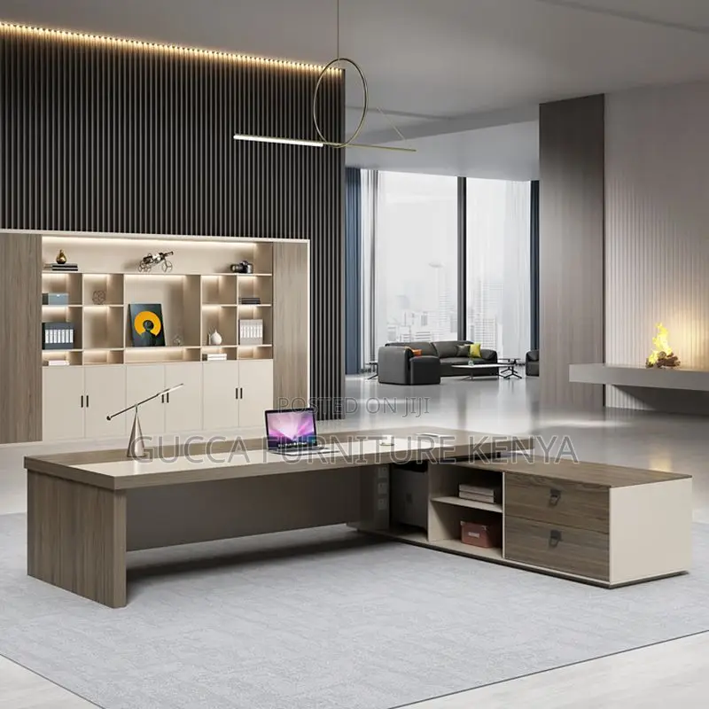 Office Tables:1.6 Meters Executive L-Fashion Flexible Table