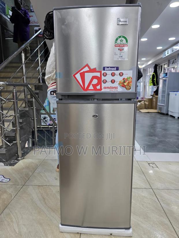 Fridge 138l, Ramtons 138l Fridge Double Door, Frost -New