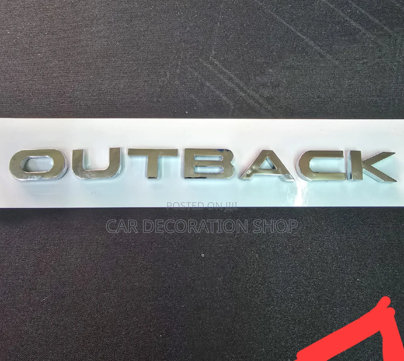 Outback Chrome Replacement Lettering Badge