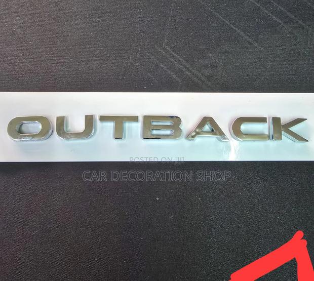 Outback Chrome Replacement Lettering Badge
