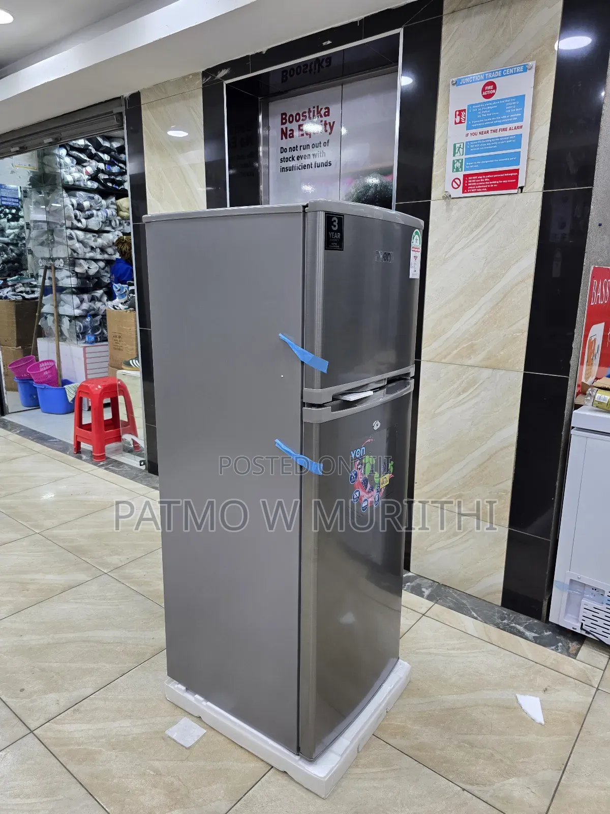 Von Fridge 181l Double Door Frost