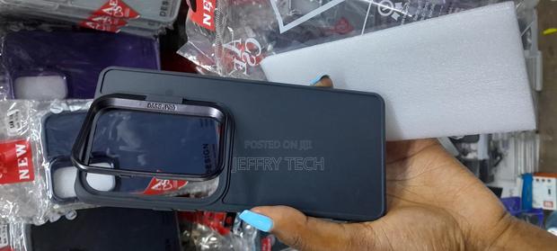 Case for Samsung Galaxy A15 With Camera Frame-Support -Black - main view