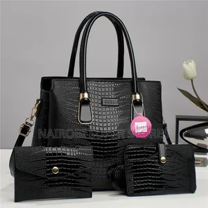 Queen 3in1 Alligator Leather Ladies Handbag