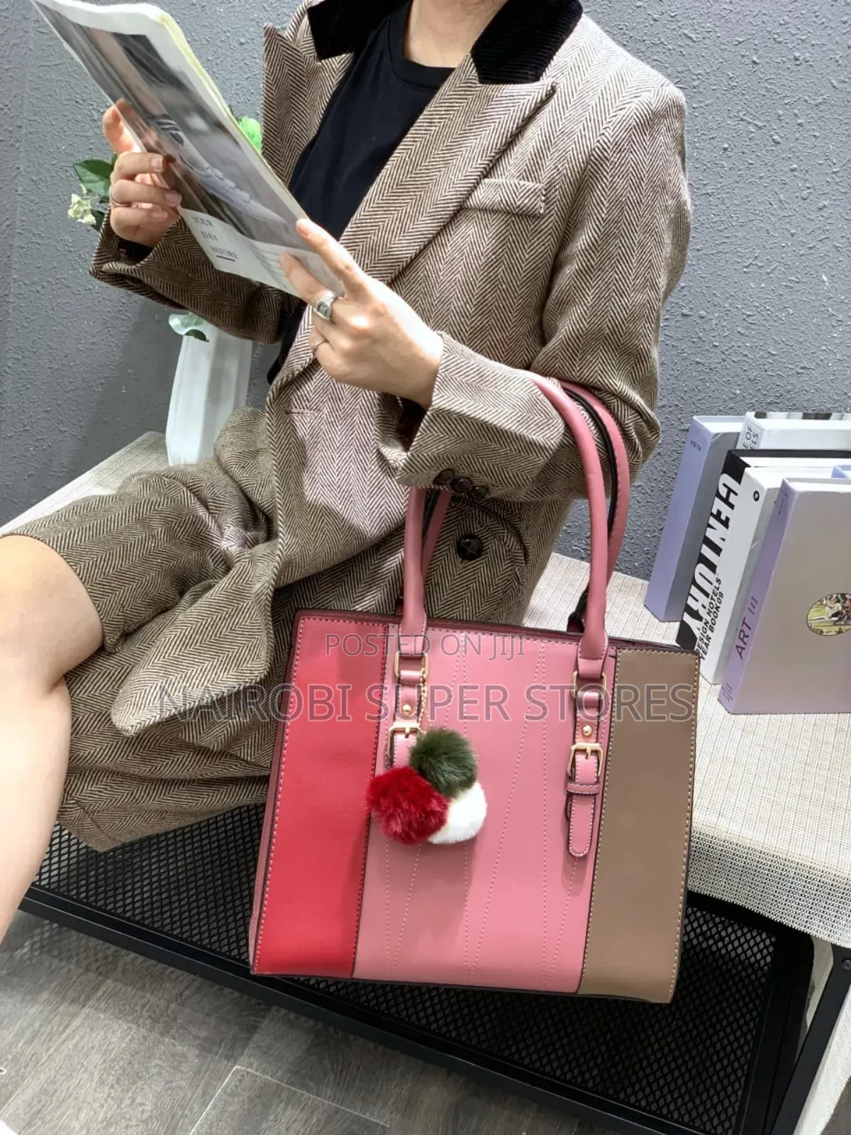 5in1 Multi Color Ladies Handbag