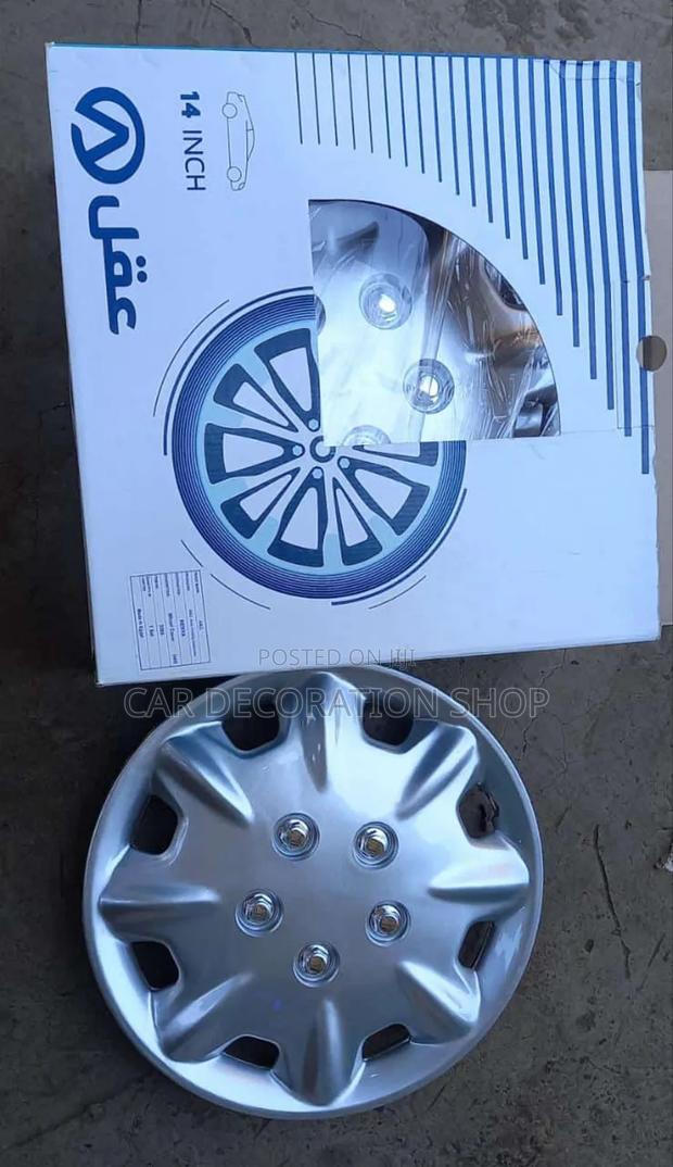 Wheel Decoration Silver Designed Caps 4pcs