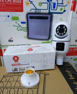 Wifi Smart Dual Lens Bulb Camera 360 V380 Bulb PTZ Camera - thumbnail 2