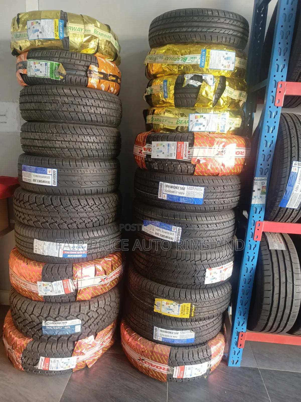 All Sizes Premium Tyres 225/55/17